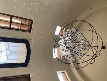 Chandelier Install