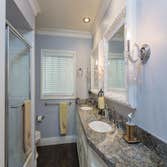 Bathroom with Marble Counter