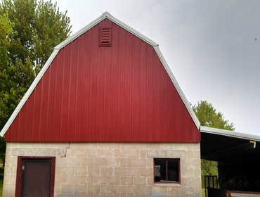 Metal roof & gable replacement