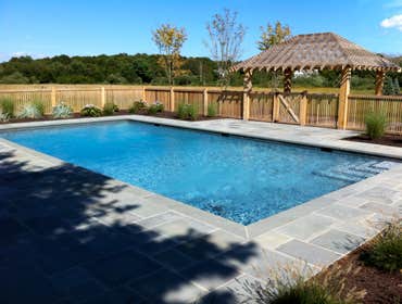 Patricks Pools Photos Patrick's Pools Inc is a swimming pool contractor serving Eastern Long Island. We specialize in elite gunite and vinyl pool insta