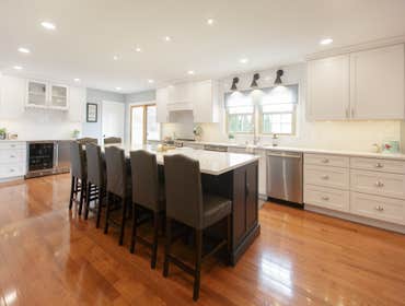 Transitional Family Kitchen in Plymouth Meeting, PA