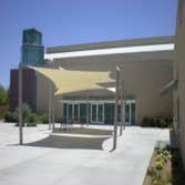 Commercial Construction This addition in 2006 features a new courtyard with covered seating. Shaded structure outside of St. Andrew's Sanctuary.