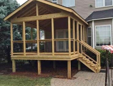Screened in Deck Build by Noble Builders Group,LLC #8