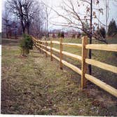 Split rail fences