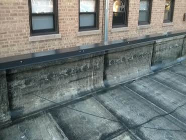 Singl ply roof (hot bitumen)