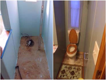 old/new master toilet