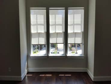 Photos by H-town Window Coverings #1 Roller shades (solar or decorative fabrics), roman shades, sheer shades, cellular/honeycomb shades, blinds and shu