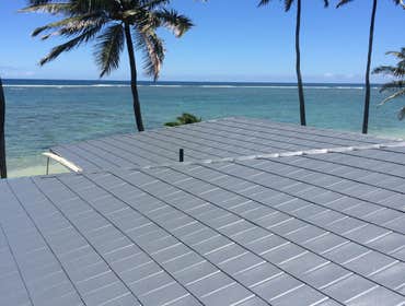 Makai side of house