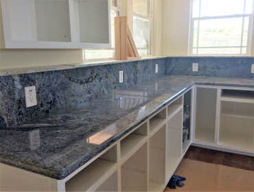 Beautiful Blue Granite Counter