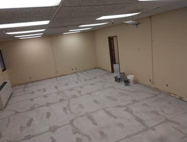 Photos by Surface Protective Coatings #4 Full Broadcast Flake Flooring on Hangar ALL Office spaces