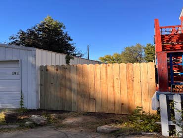 Privacy Fence Installation Very recent privacy fence install for great clients!