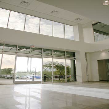 ASU 8600 Storefront Glass work