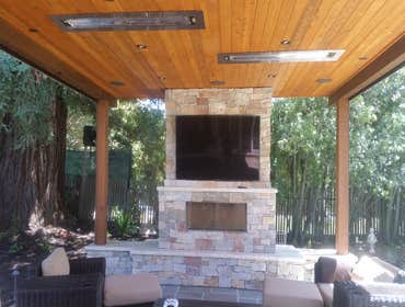 CAN LIGHTS AND INFRATECH HEATE