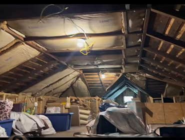 Photos by Baez Residential Repair LLC #8 complete drywall finishing in the attic of a house