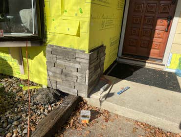 Boral Verseta stone installation