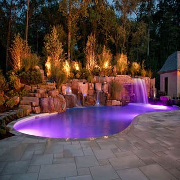 Custom Rock Water Falls