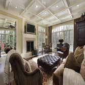 Recessed Lighting/Wood Beams