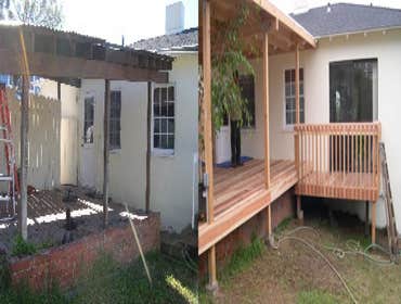 Red Wood Deck