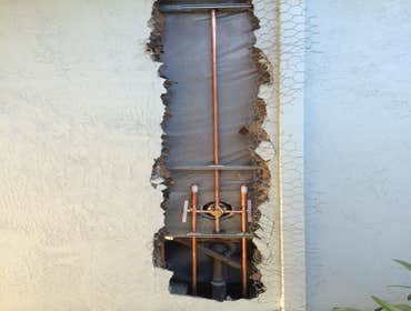 Plumbing remodels Rough in plumbing pictures and finish pictures
