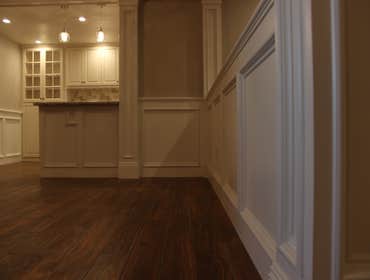 Wood detail, wainscoting