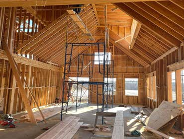 Photos by Alain Bagagem Contracting Inc #1 Built foundation and framed entire home for hansen family