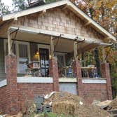 Kenillworth A front porch restoration after a100 year old oak tree fell