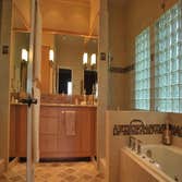 Warm Contemporary Bathroom