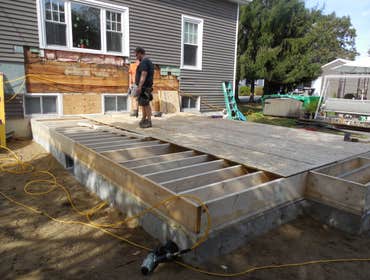 Photo(s) from D&D Construction Co 16ft. x 22ft. Home Addition Seekonk Ma.