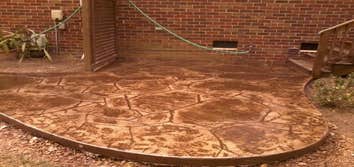Arizona flagstone stamp