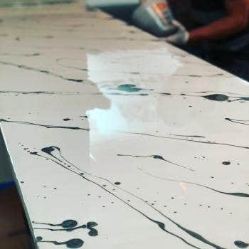Photos by STARK FLOORINGS - Decorative Concrete Stamping Epoxy Floors #1