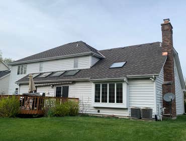 Photos by Homestate Construction LLC #1 Over 1k Roof replaced and paid for by Insurance in the city of Naperville. Call now for your free inspection. 6