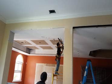 Spinnaker Residence Redo walls, lighting, flooring of single family home.