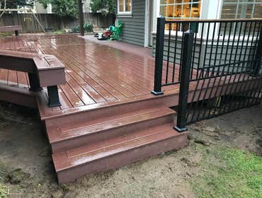 Photos by Portland Driveways #2 Composite decking installation by Portland Driveways.