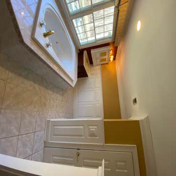 Bathroom Completely remodeling a bathroom. Waiting for electrician to come and do some rewriting. But so far so good.