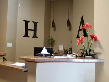 Reception area