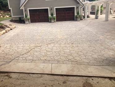 Paver driveway