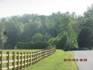 split rail fence