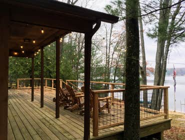 New Deck Lake Side Home Near Traverse City