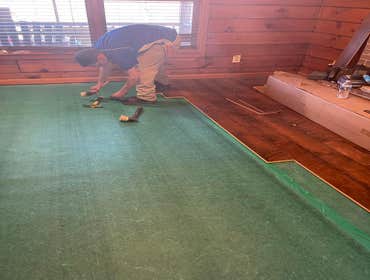 Instalation de vinyl plank floor
