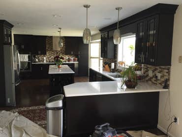 Marlin Ct Kitchen Kitchen extension. Removed wall separating the dinning room and extended the kitchen into the dinning room. open concept kitchen. up