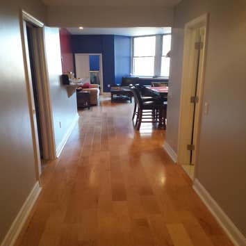 Engineered maple flooring