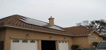 Fairfield Residential Solar 9 kilowatt residential solar PV installation.