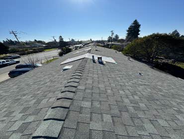 Photos by GOLD Remodeling Inc #3 replacement of shingles, dry roted plywood and facia boards members and new gutters and downspouts