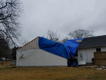 New Evergreen Community Christian Churh Church was damaged due to a fire.