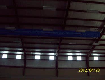 Project photos from DR Maintenance LLC Complete HVAC System for school gymnasium.