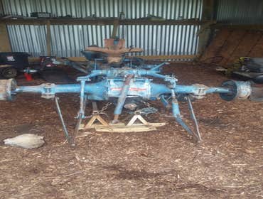 before photo of a antique trac