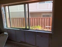 Photos by Coen Construction LLC #2 Replace existing window with a brand new sliding door.