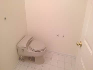 after painting powder room