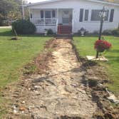 Photo(s) from O Brien Concrete Forms Random stone concrete walkway