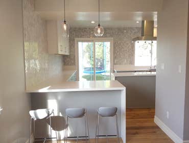Full House Renovation: Palos Verdes, CA Located in Palos Verdes, this full house renovation project included a complete kitchen remodel, three fully re